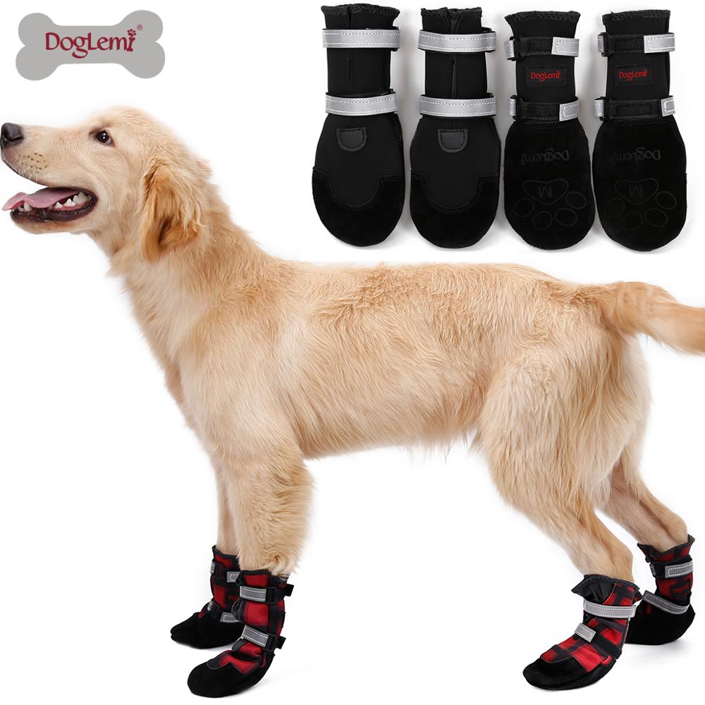 Собака зимние сапоги Pet мягкая теплая водостойкая обувь
