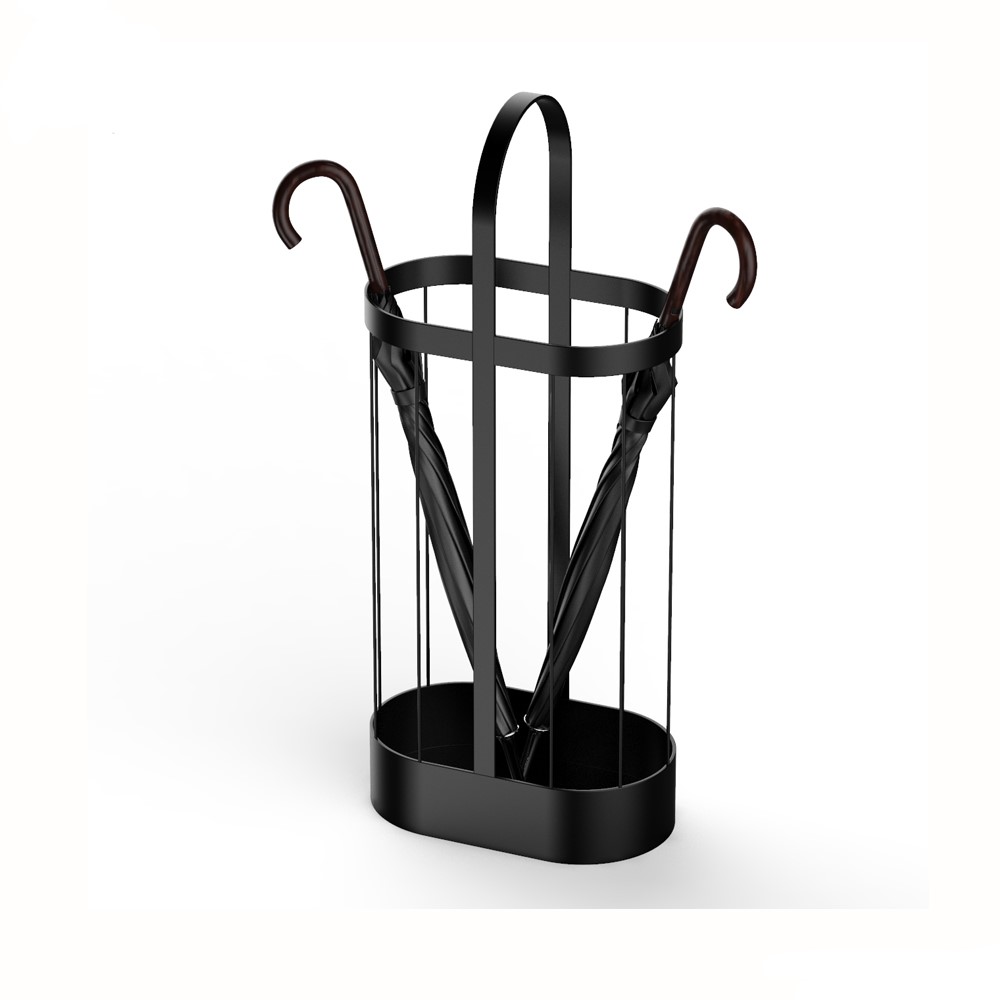 New Arrival Modern Umbrella Storage Organizer Rack Space Saving Umbrella Holder Metal Umbrella Stand for Entryway