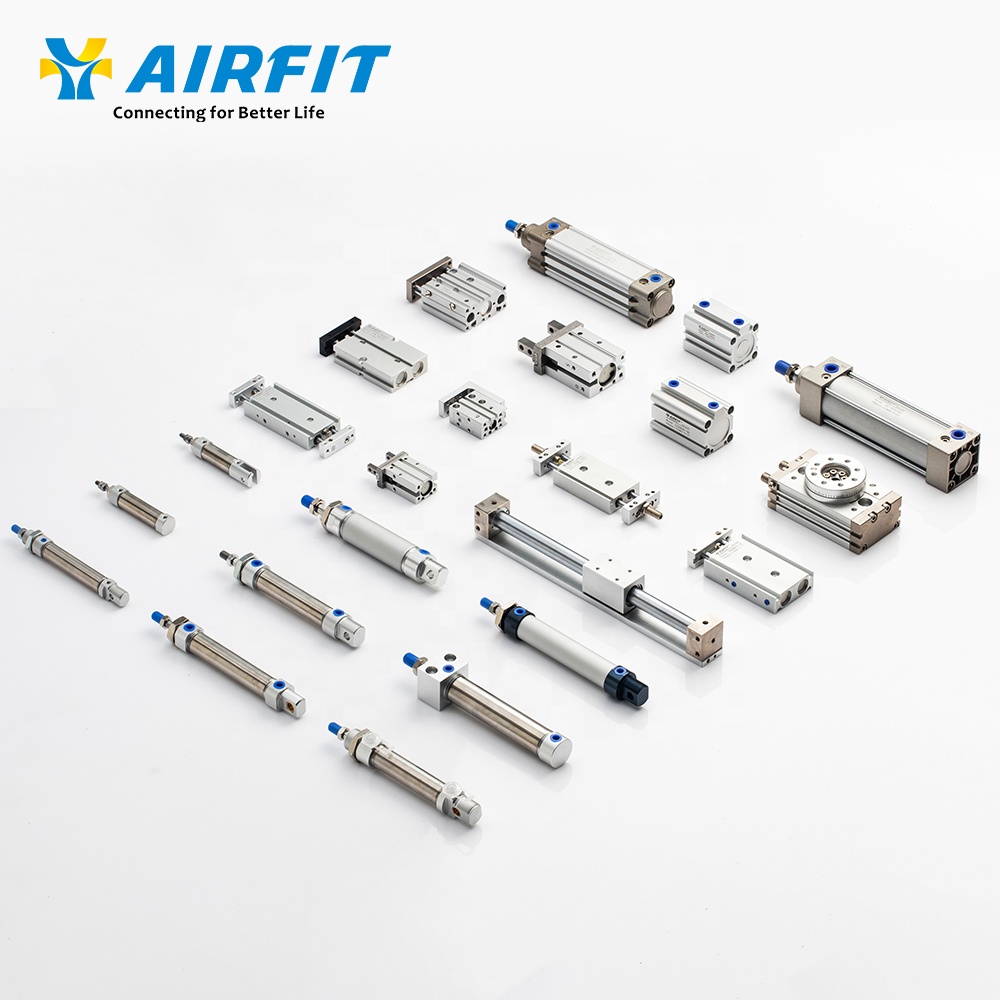 AIRFIT SMC стандарт 25 мм 50 мм 100 мм 200 мм 500 мм 1000 мм 2000 мм Регулируемые пневматические цилиндры, гидравлический цилиндр