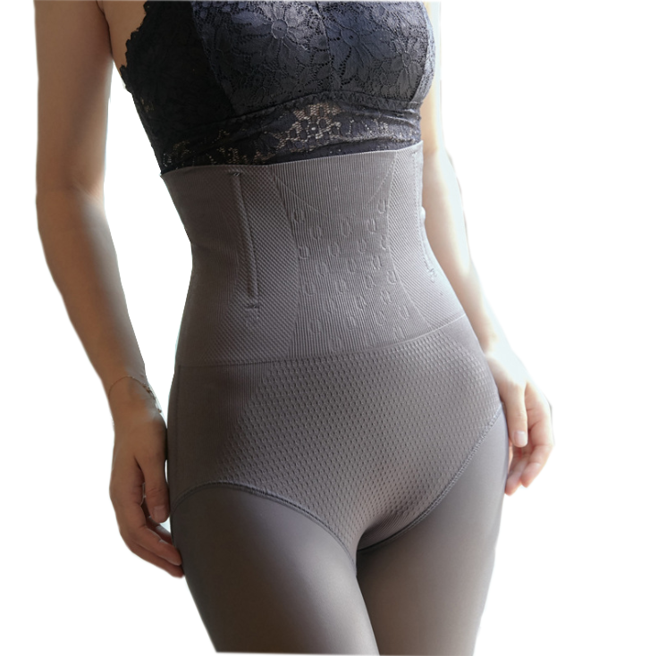 Winter High Waist Honeycomb Design Women Warm Legging Control Top Tights Pure Color Soft Honeycomb Design Thick Velvet Pantyhose