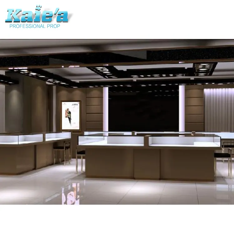 Glass Jewellery Showcase Custom Made Luxury Jewellery Shop Showcase Design Shopping Mall Glass Jewelry Kiosk