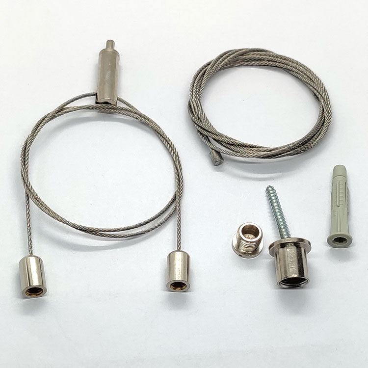 Y style aircraft cable gripper hanging Stainless Wire Cable Gripper Ceiling Attachment For Hanging System
