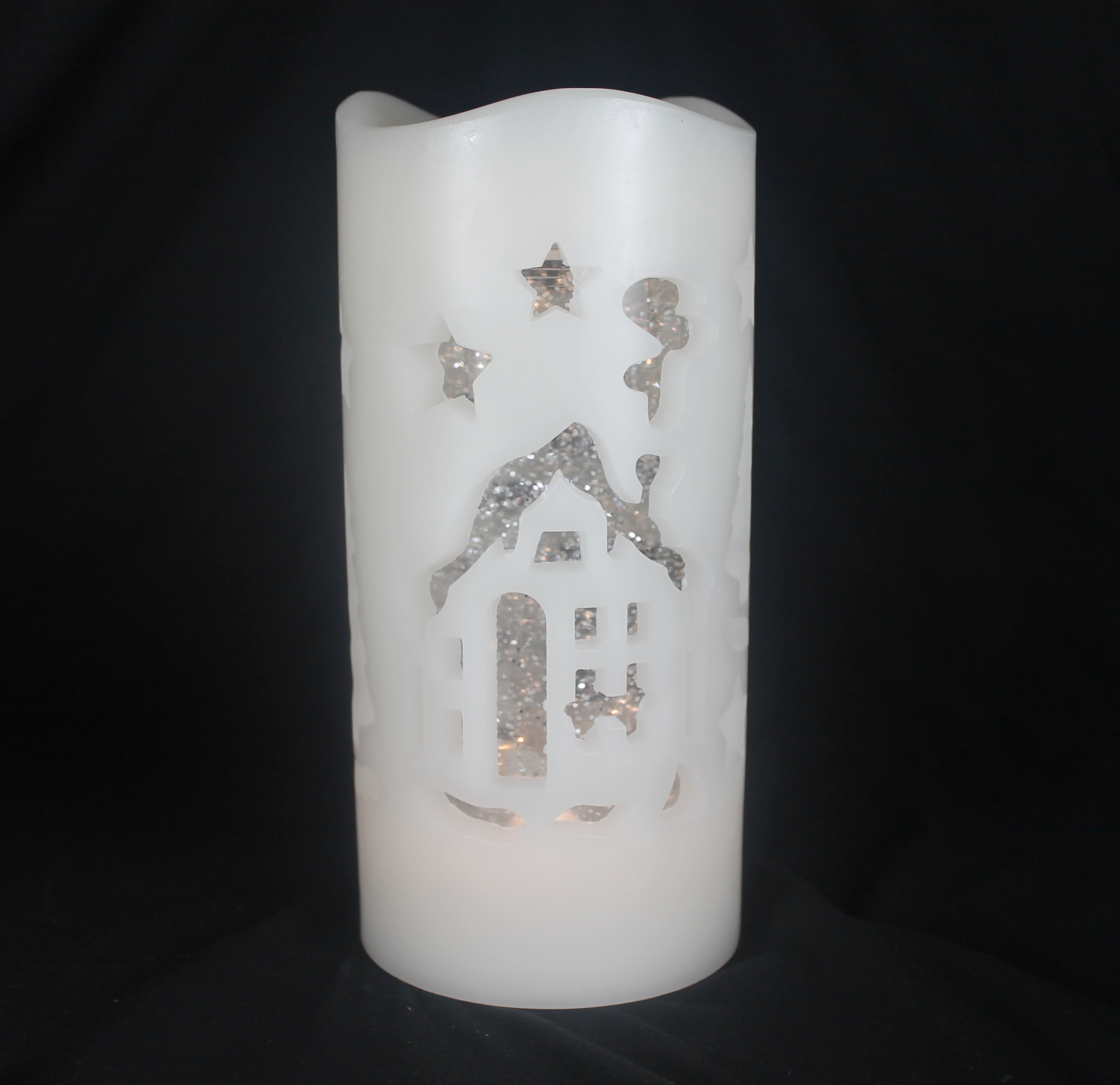 New design led light candle/swing wick Lotus Flower Shaped Candle light