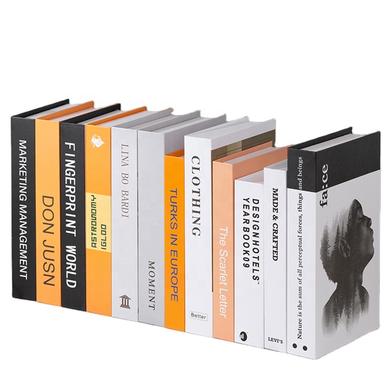Высококачественная цветная книга-модель для украшения дома