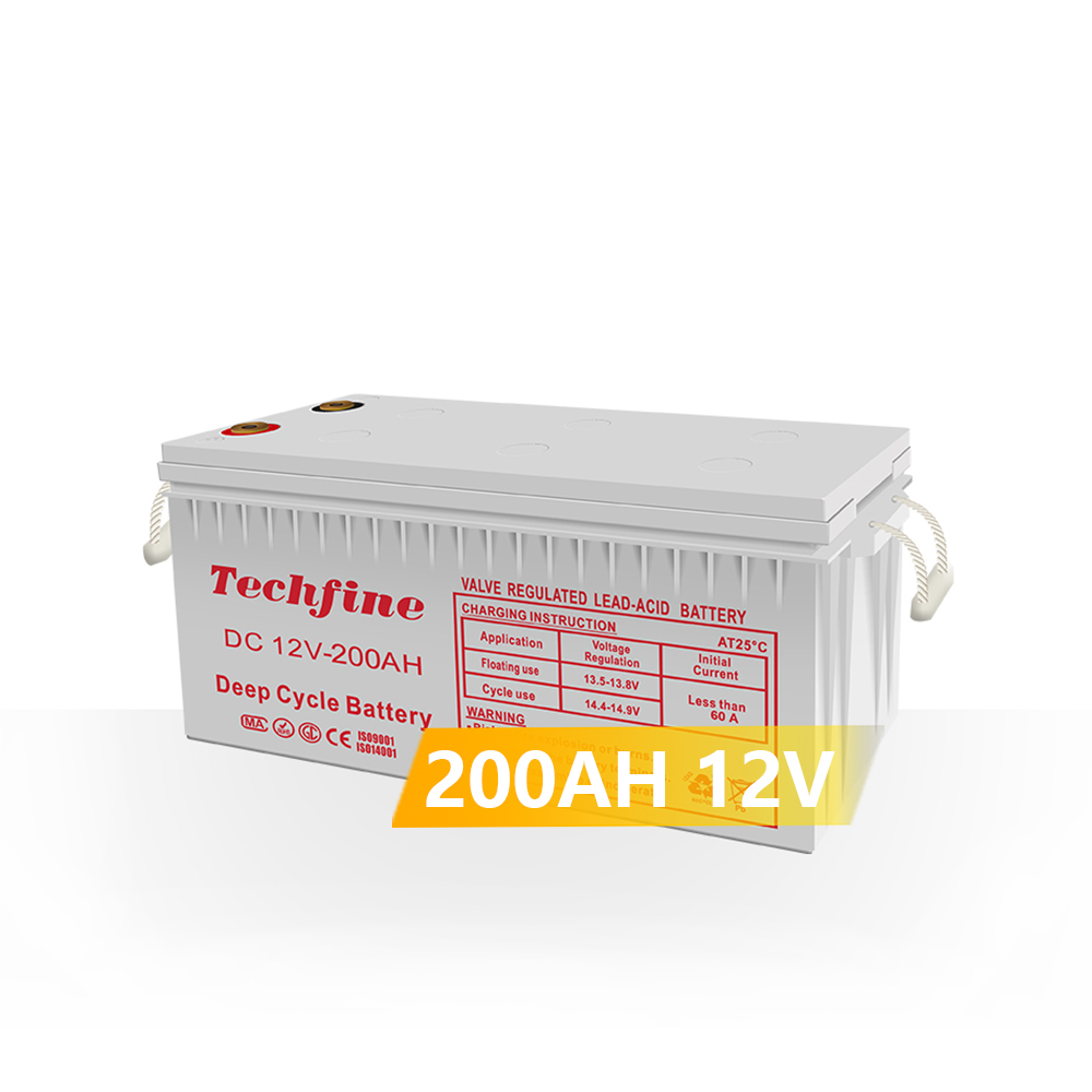 Valve Regulated Lead Acid Battery 12V 200AH for Solar System use Deep Cycle Battery