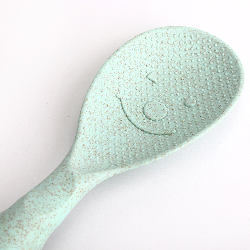 Wheat Fiber Rice Paddle.Non-Stick Rice Spoon, Stand-up Serving Rice Spatula