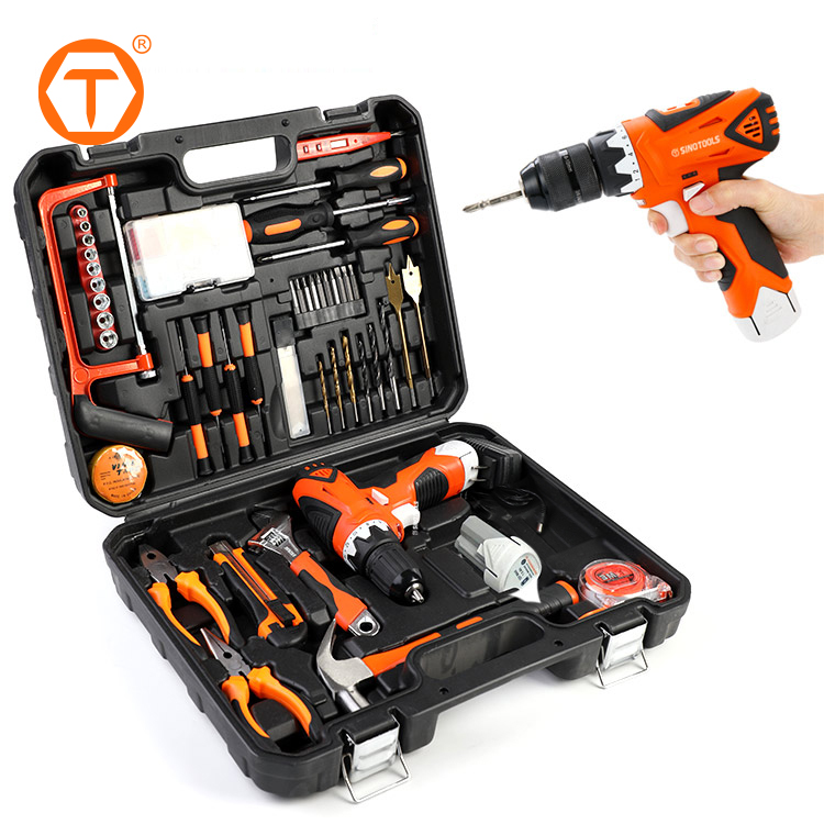 Electrical tool kit 117pcs lithium herramientas electrical set for home box