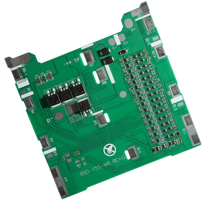 Bisida Balance Car Battery Special battery protection board 15 series 54V15A BMS For battery pack