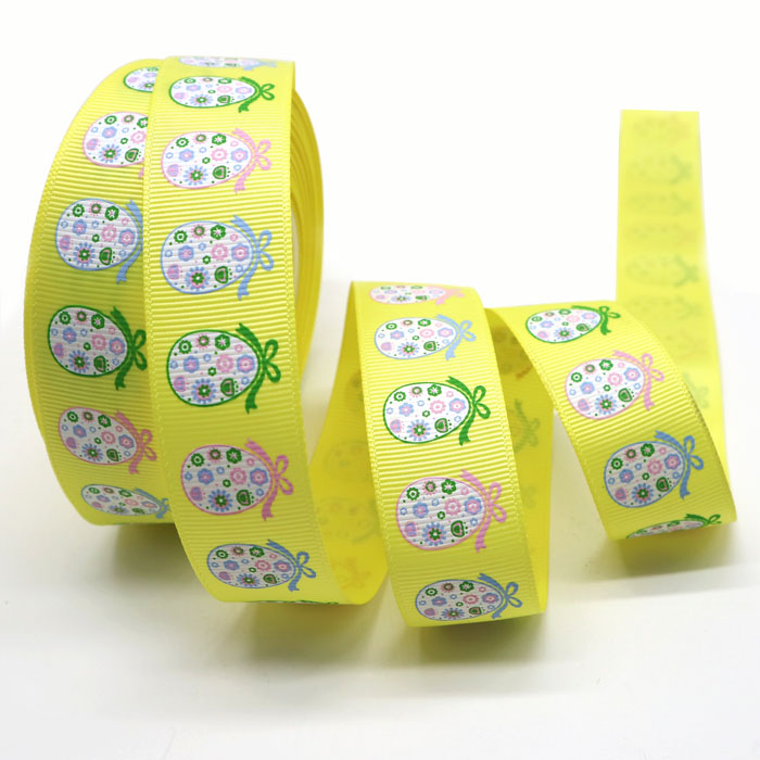 Ribbon with Printed Logo 100% Polyester Ribbon Wholesale Decoration Customised