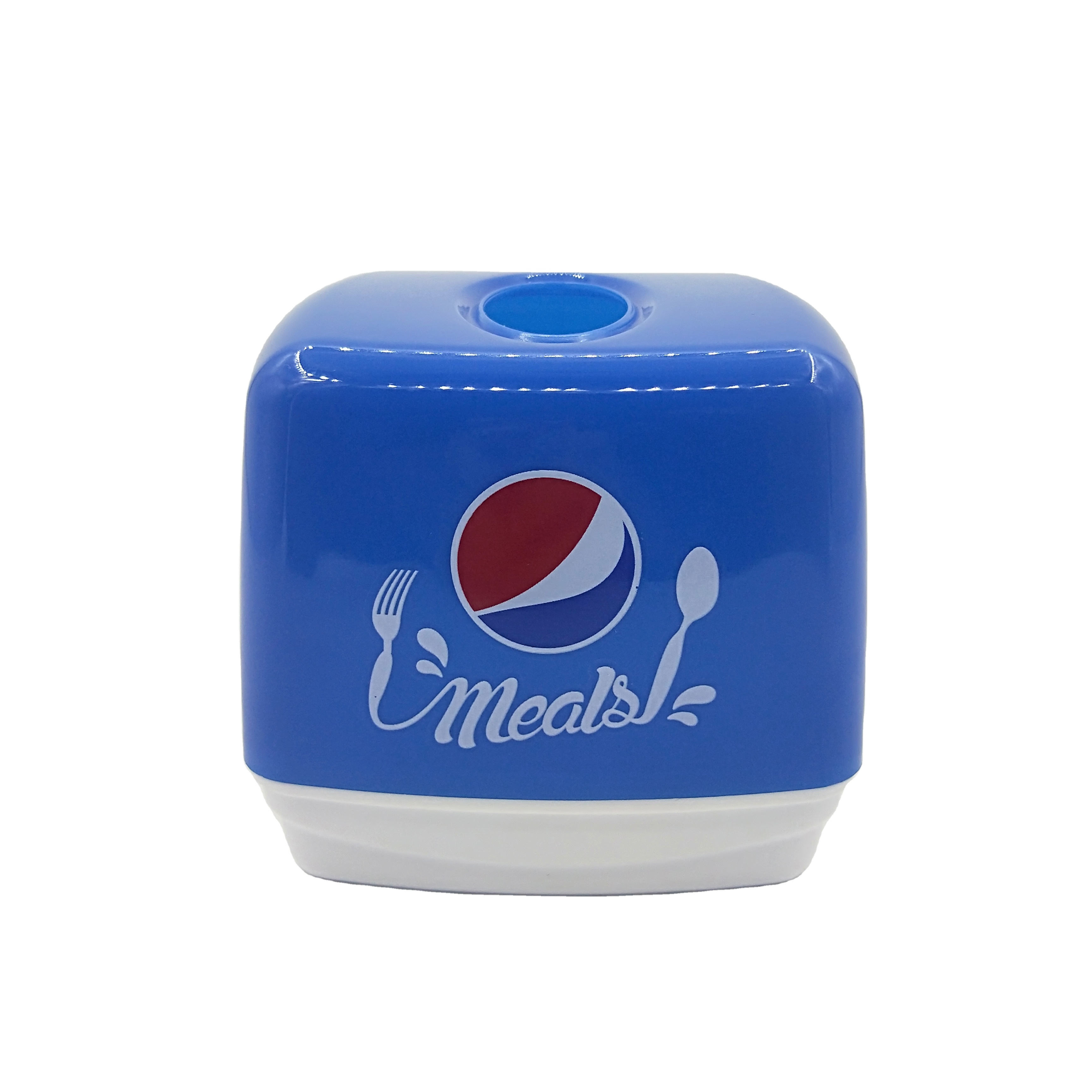 Blue square shape plastic tissue boxes Restaurant Napkin Holder