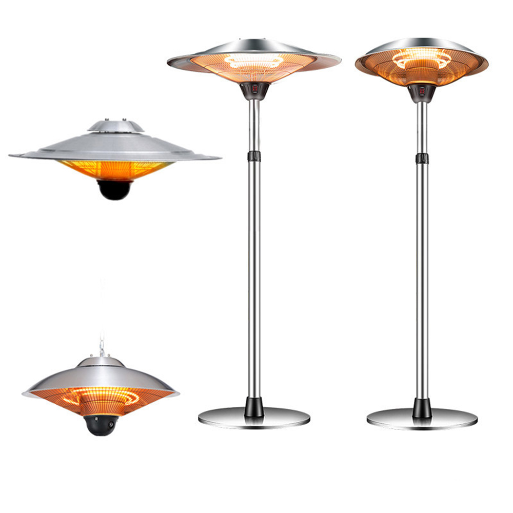 High Quality Carbon Tube 3d Stereo Reflector Electric Heater With 2100w Lift With Remore Control