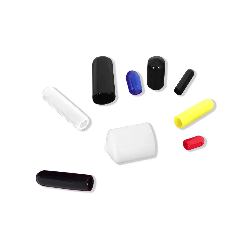 Soft nut protection PVC end cap Plastic dust cap Screw protector Thread Protector Black Insulating Sleeve