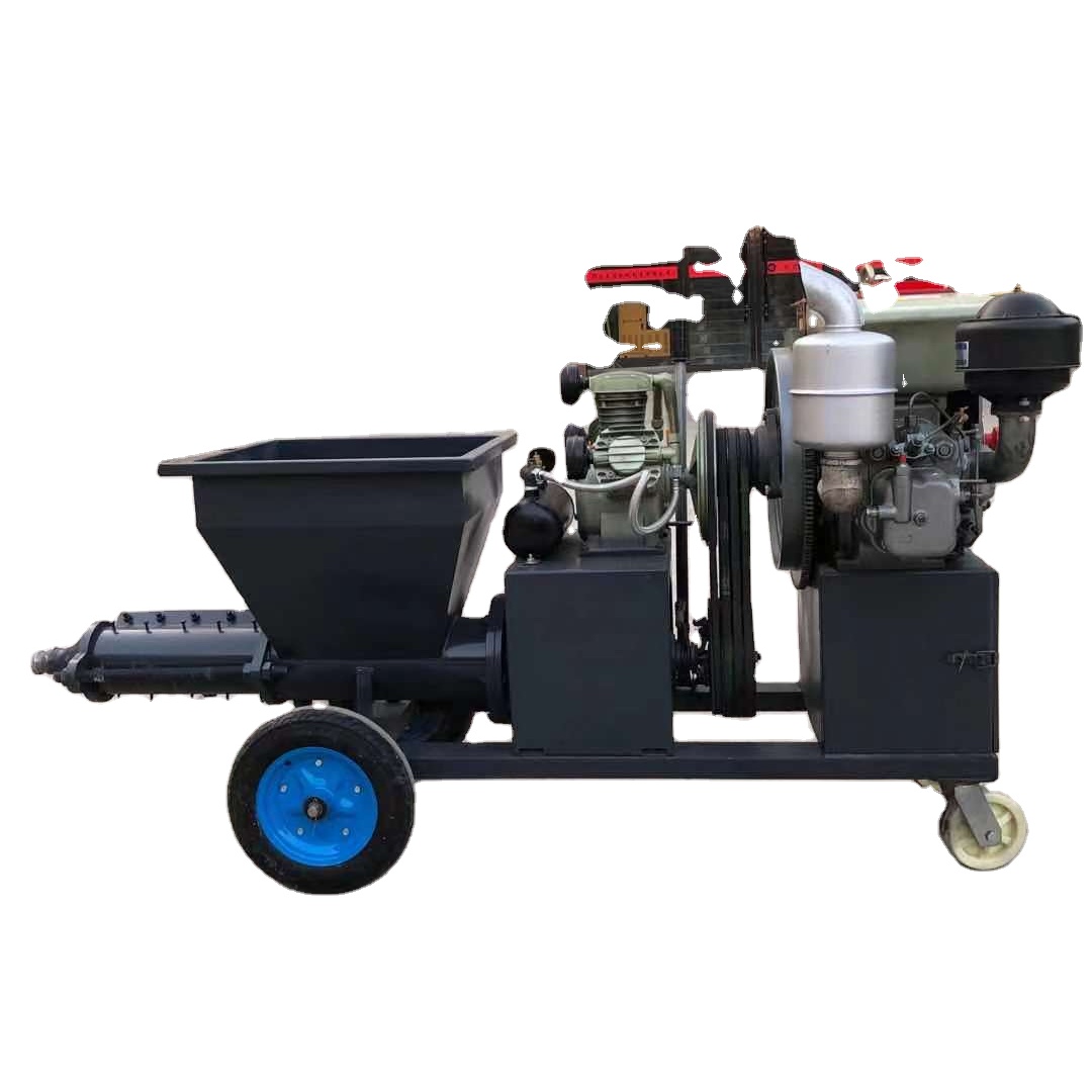 2021 new high-quality piston gypsum cement mortar spraying machine discount price