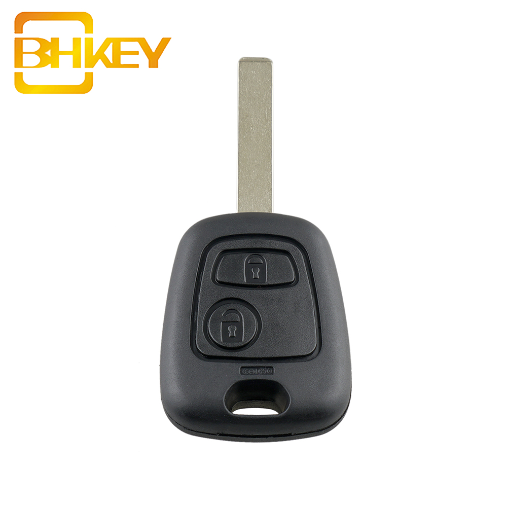 2 кнопки 433 МГц ID46 чип VA2 Blade Fob дистанционный Автомобильный ключ для Peugeot 307 Citroen C1 C2 C3 автозапчасти