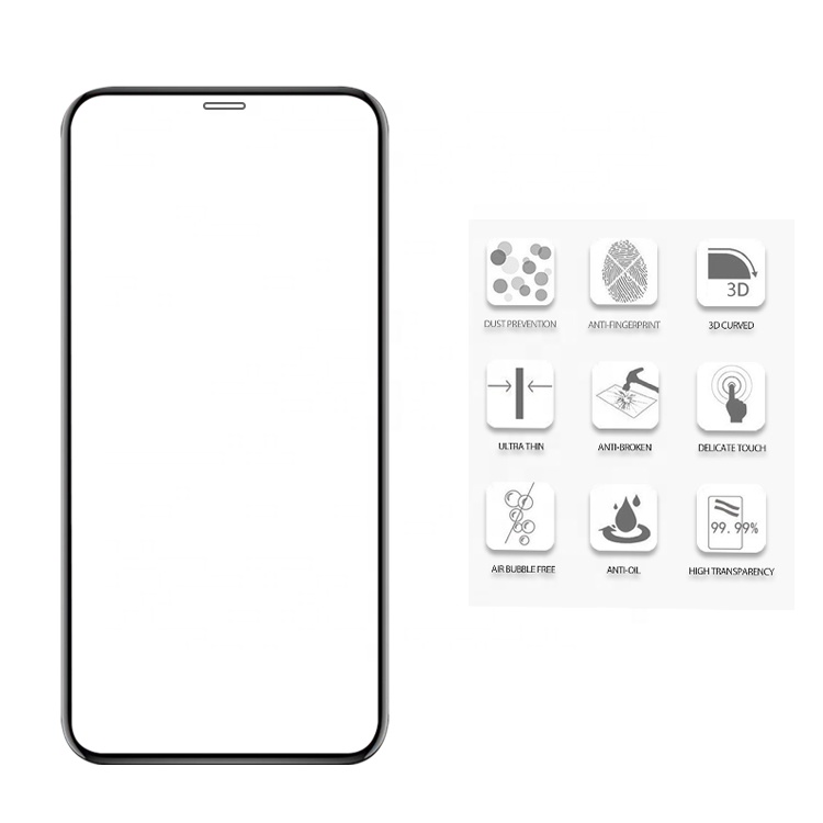 Защитная плёнка 9D для iPhone 11 Pro MAX, с керамическим покрытием