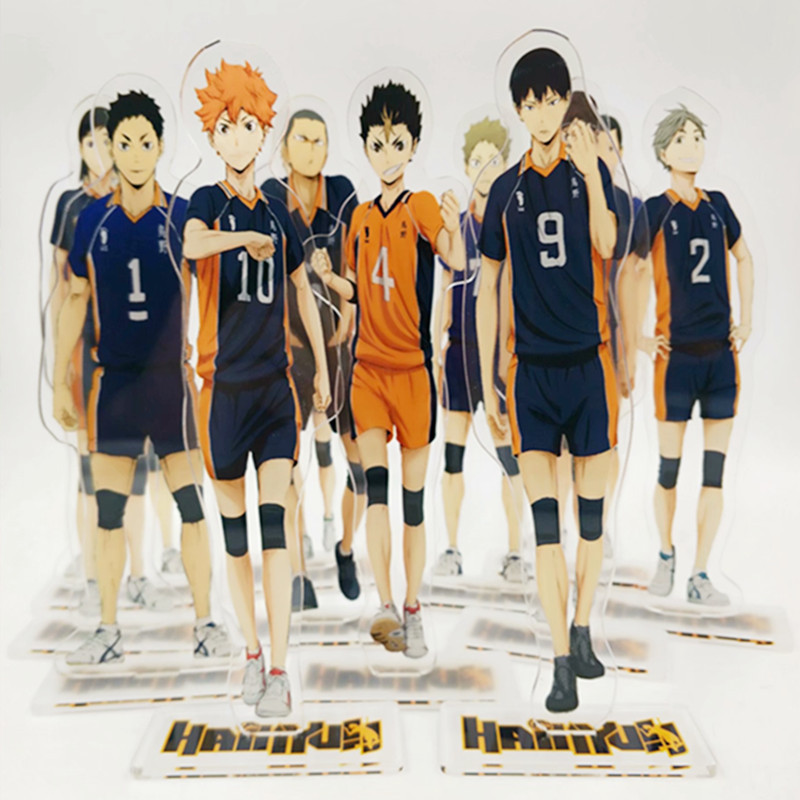 Haikyuu японское аниме пользовательские пустые печатные дисплеи акриловые стенды