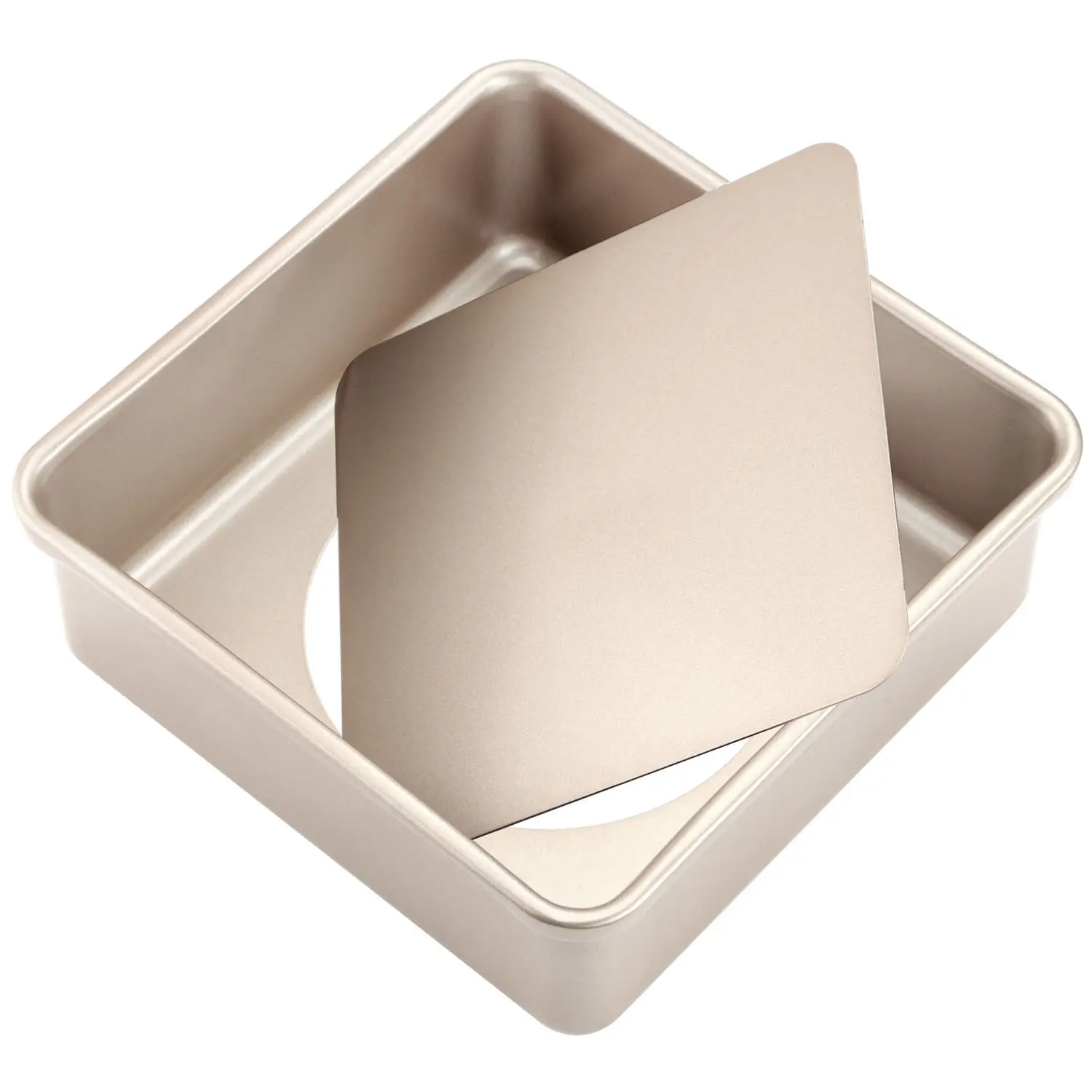 Best Selling 8 Inch Heat-resistant High Quality Square Live Bottom Baking Mould