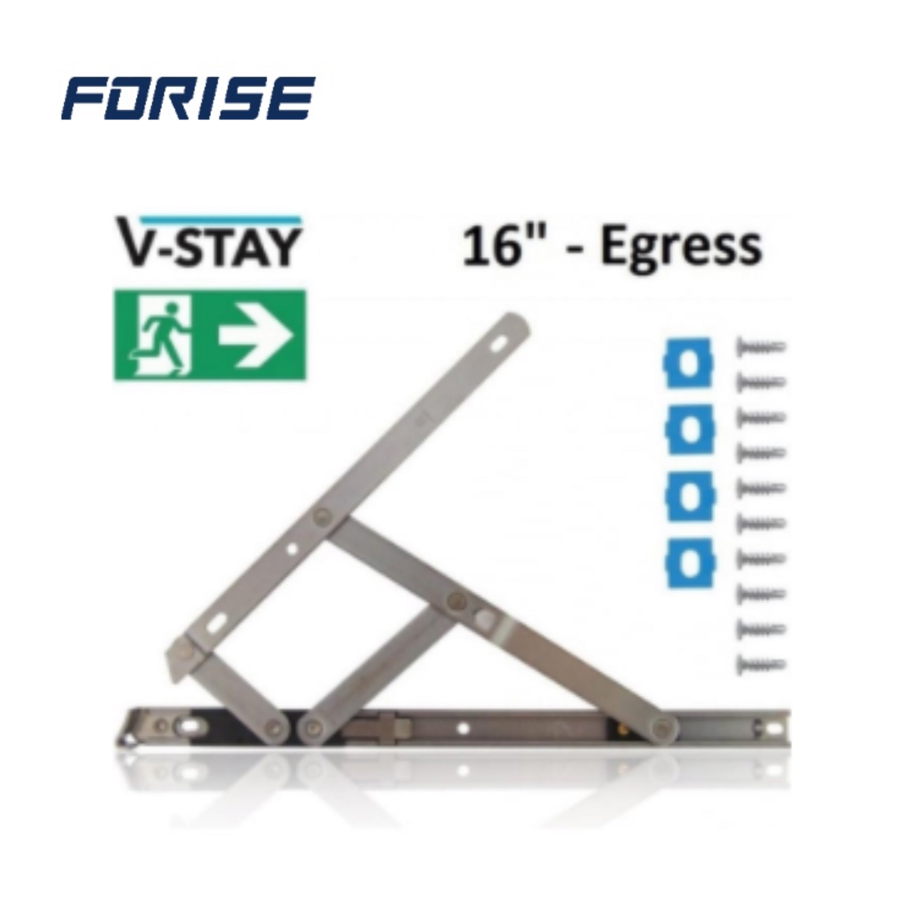 Удобные оконные петли из НПВХ VERSA Egress (одна пара)-16 дюймов