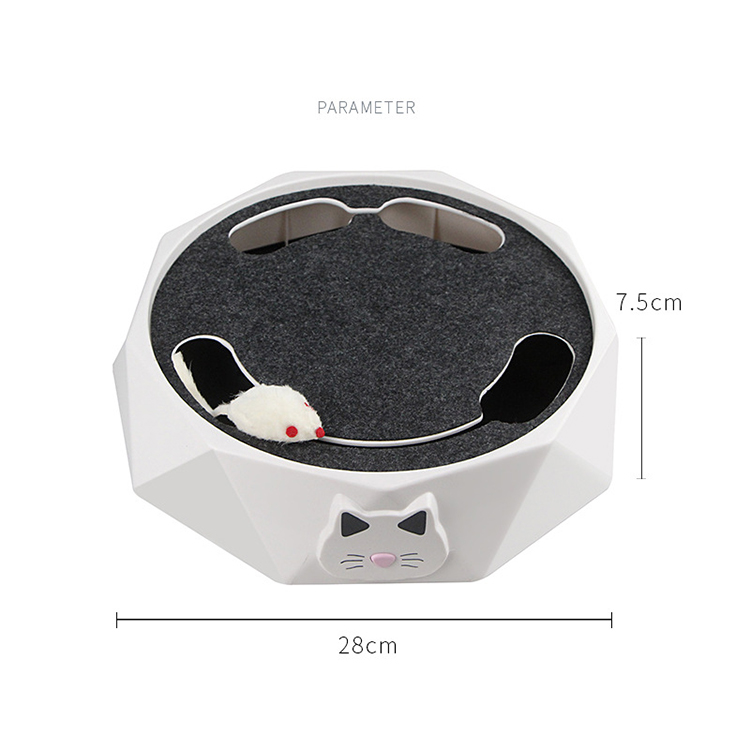 Cat Track Design Laser Toy Interactive Cat Toy Infrared Stick Feather Automatic Electric Cat Toy