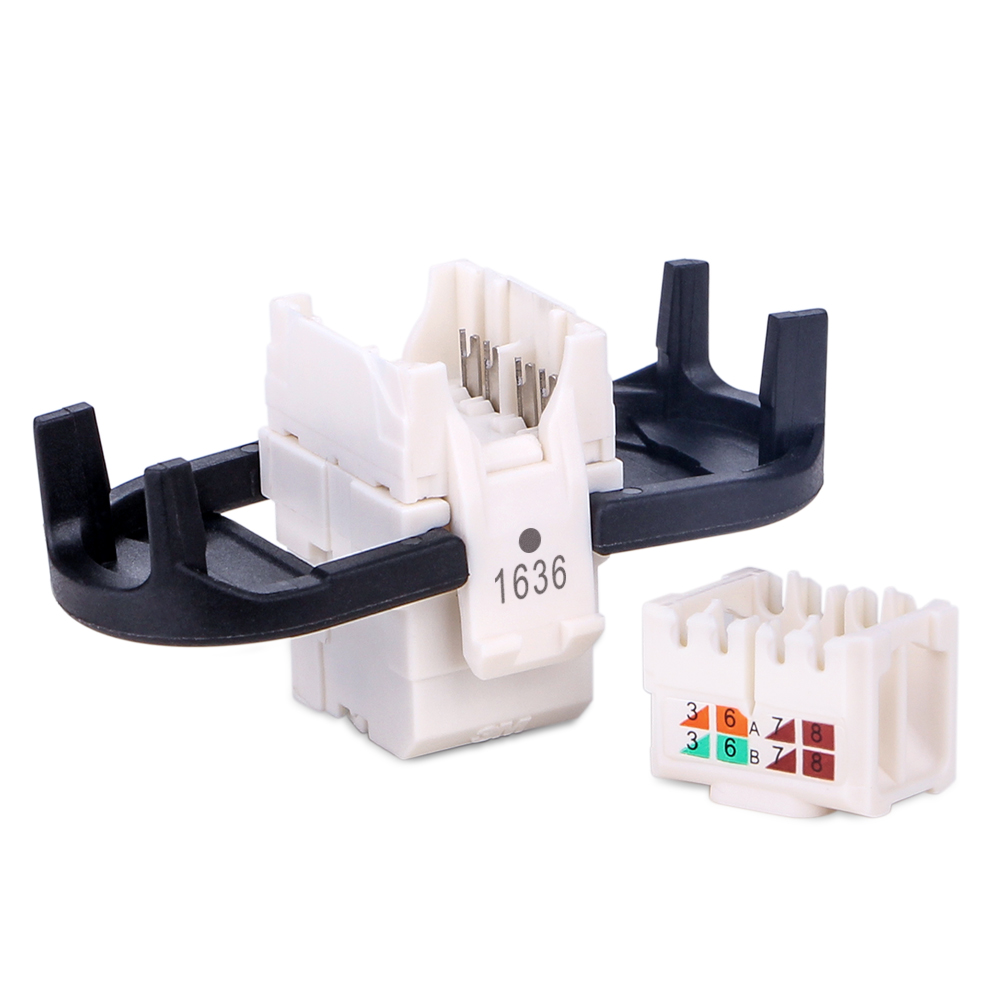 Высокое качество UTP Cat6 3 м/вывод keystone jack VOL-OCK6-U8 модульная