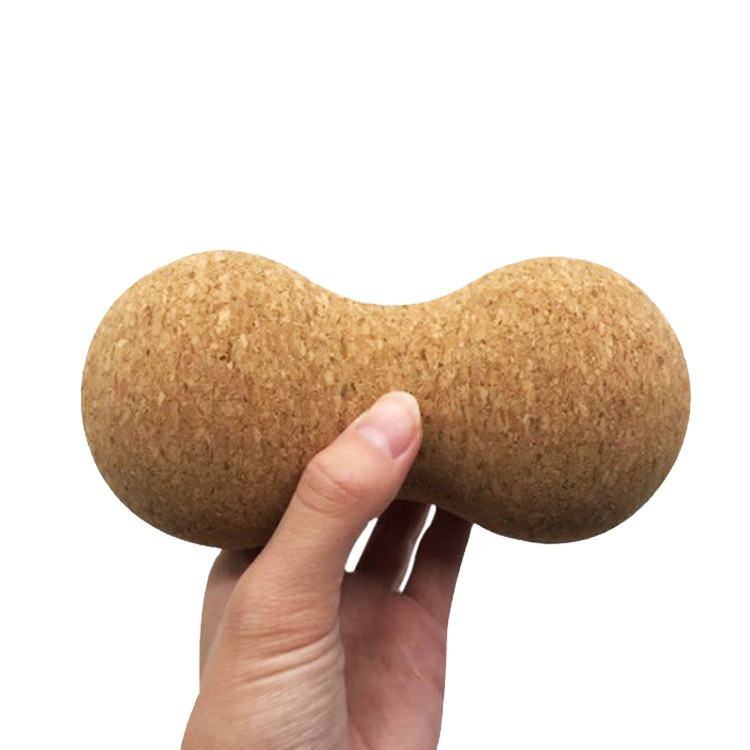 Ultralight Cork Peanut Massage Ball, Natural Cork Eco-Friendly Peanut Massage Tool, Yoga Therapy for Myofascial Release