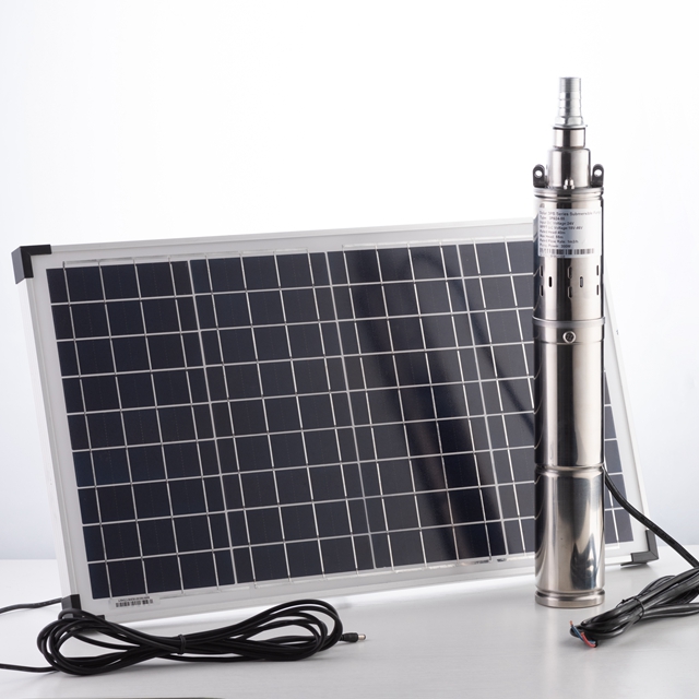24v 48V DC скважинный насос встроенный контроллер солнечной энергии Водяной насос на солнечных батареях погружной насос