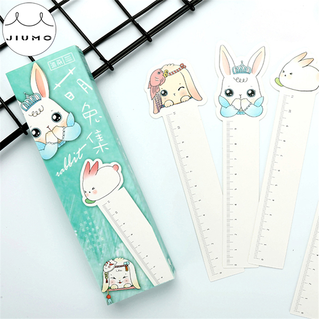 30 шт./кор. Kawaii Кролик линейка нерегулярные закладки для Новинка для чтения книг, создатель страница записи toolpaper закладки правителя