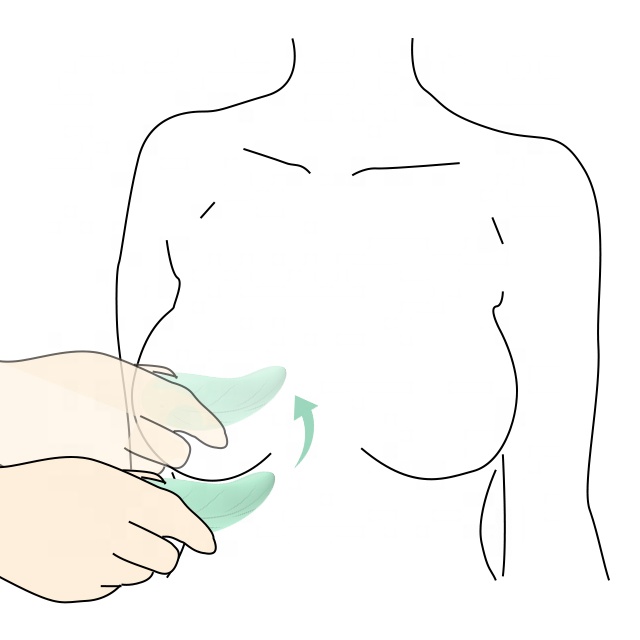 YOUHA Factory OEM Adjustable Lactation Massager Food Grade Silicone Soft Breast Massager for Breastfeeding Breast Care Maternal