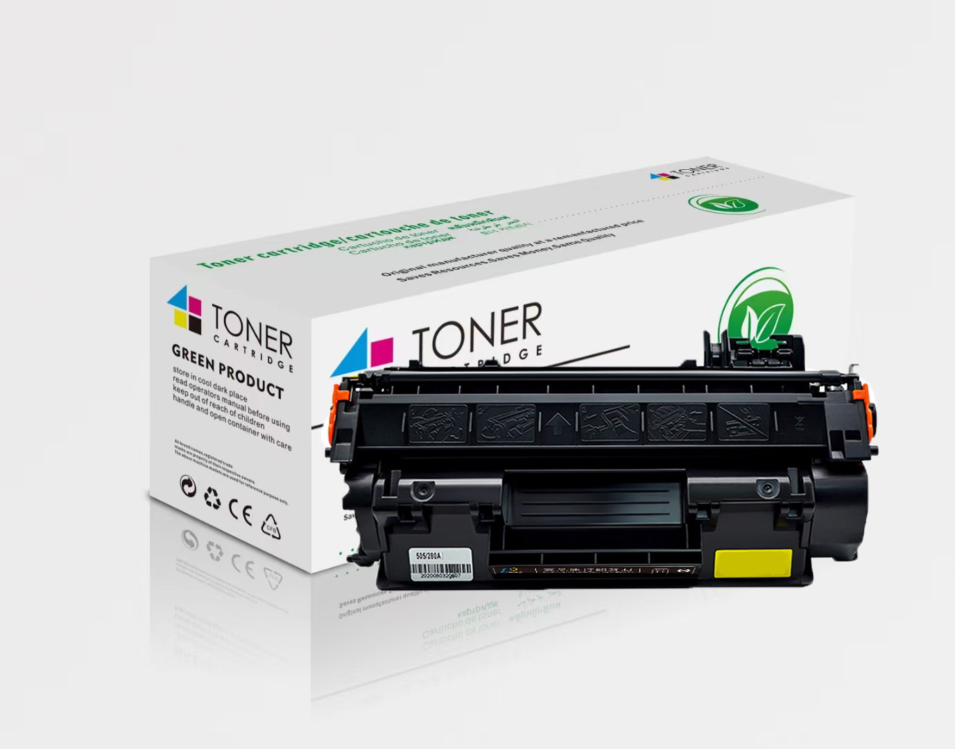 Ronghe RH-CF280A toner cartridge is suitable for HP HP400 M401A M401N M401D M401DN M425DN printer consumables