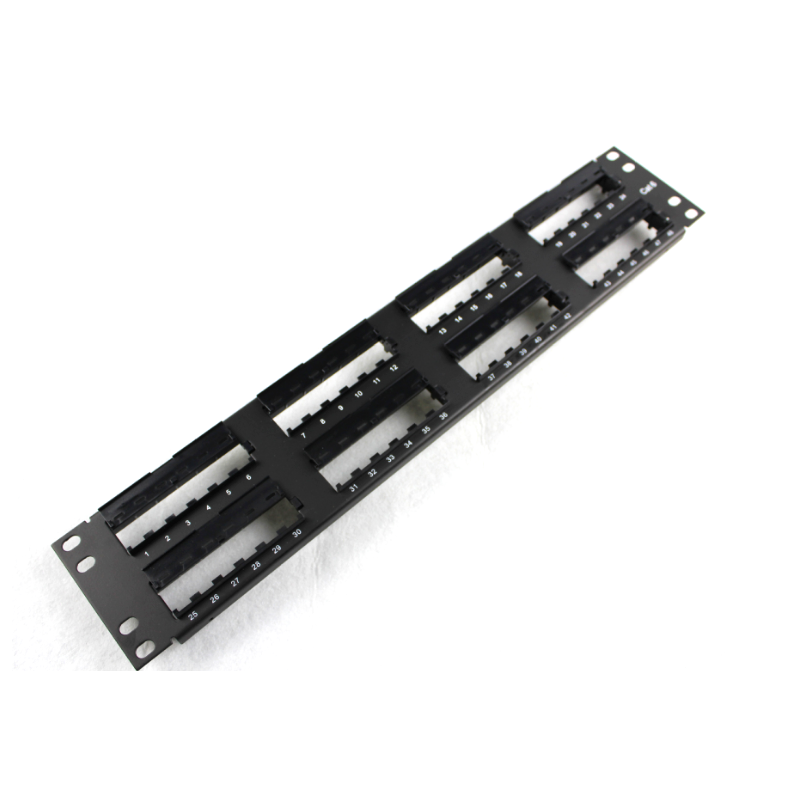 Сетевая патч-панель 2u, сталь, 19 дюймов, UTP RJ45 Cat6 48-портовый 48 портов, 48 портов Cat6 кабельная 1U патч-панель для commscope