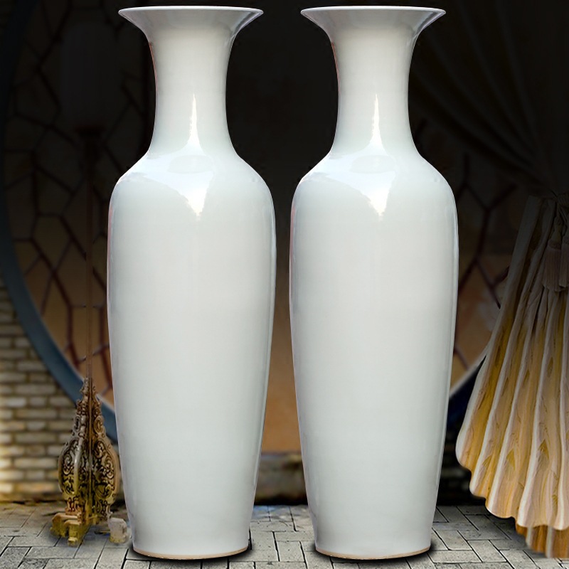 2 Meter Wholesale White Large Vase Ceramic Tall Flower Vase Home Decorative Floor Vase