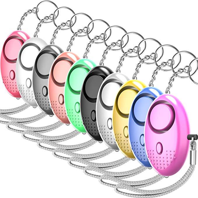 2023 Hot Sale 130dB Siren Emergency Security Personal Self Defense Keychain Alarm for Women