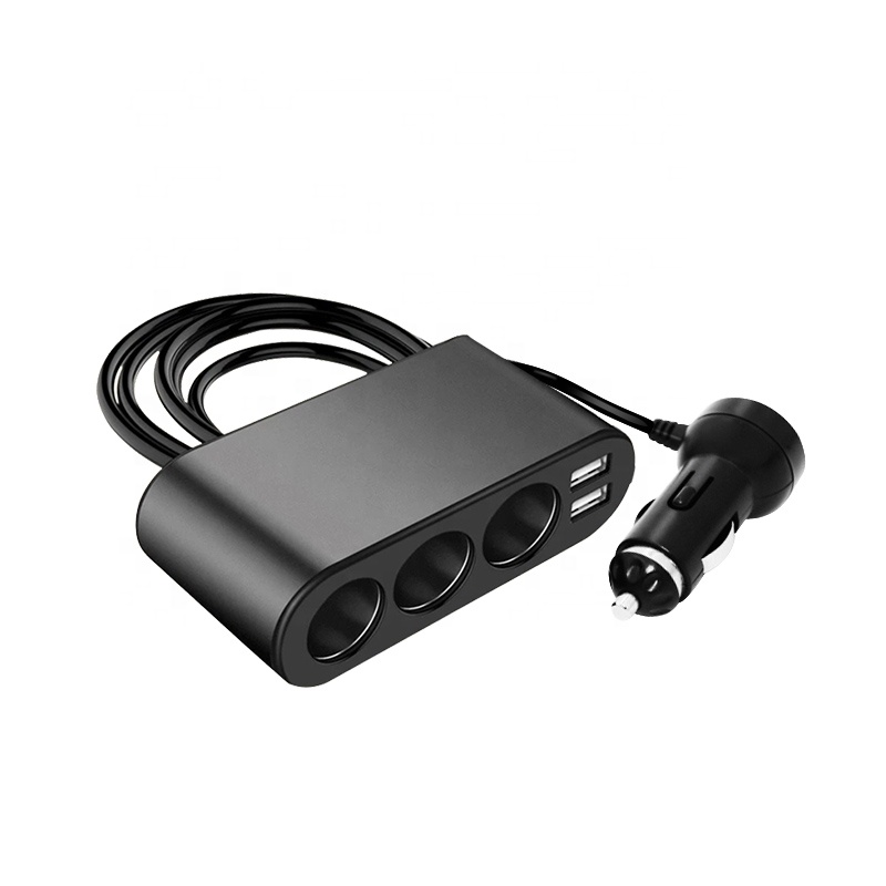 OEM высококачественный алюминиевый вход от 12 В до 24 В 3 в 1 Micro USB в автомобильном прикуривателе зарядное устройство
