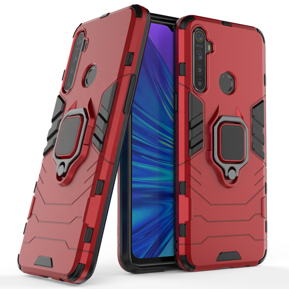 2 в 1 360 Защитный чехол для телефона из ТПУ для Oppo realme 5