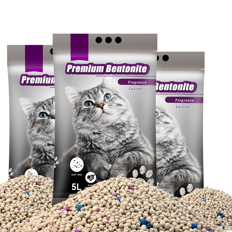 Cat litter wholesaler cat litter supplies in Hebei China mainly Quick clumping Super odor control bentonite cat litter