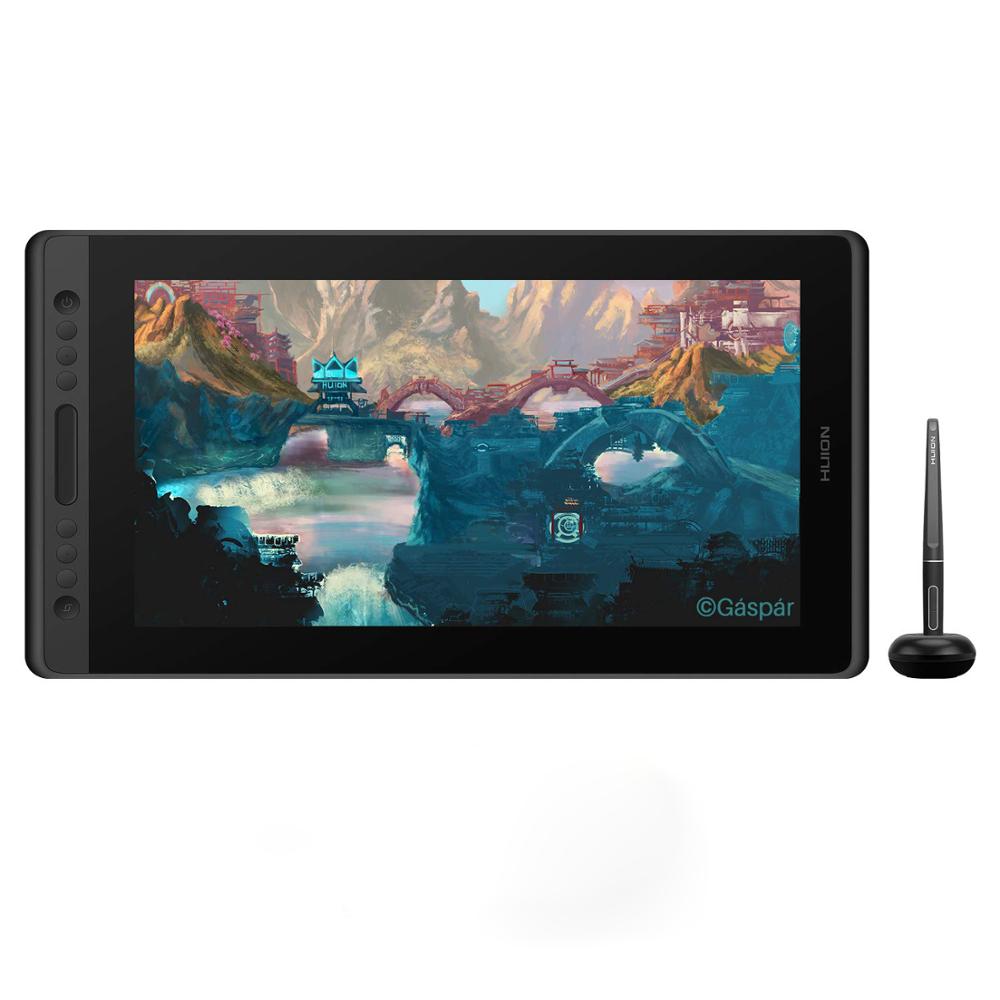HUION KAMVAS pro16 Премиум батарея-Бесплатная ручка Высочайшая gamut графический дизайн планшет другие компьютерные аксессуары