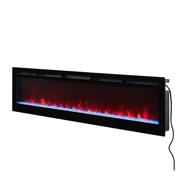 Оптовая продажа с фабрики 30''36''42''50''60''72'' встраиваемый в стену поддержка APP Голосовое управление Alexa современный умный электрический камин
