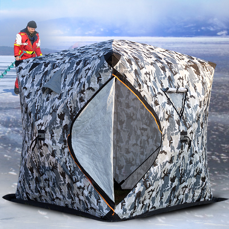 Factory Price Outdoor Ice Winter Fishing Tent Series Portable Ice Shelter camping cube tent For Sale