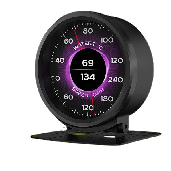 Mini Display OBD 2 Gauge Multimeter Automotivo Rpm Meters Blower Turbo Oil Gasoline Voltage Meter