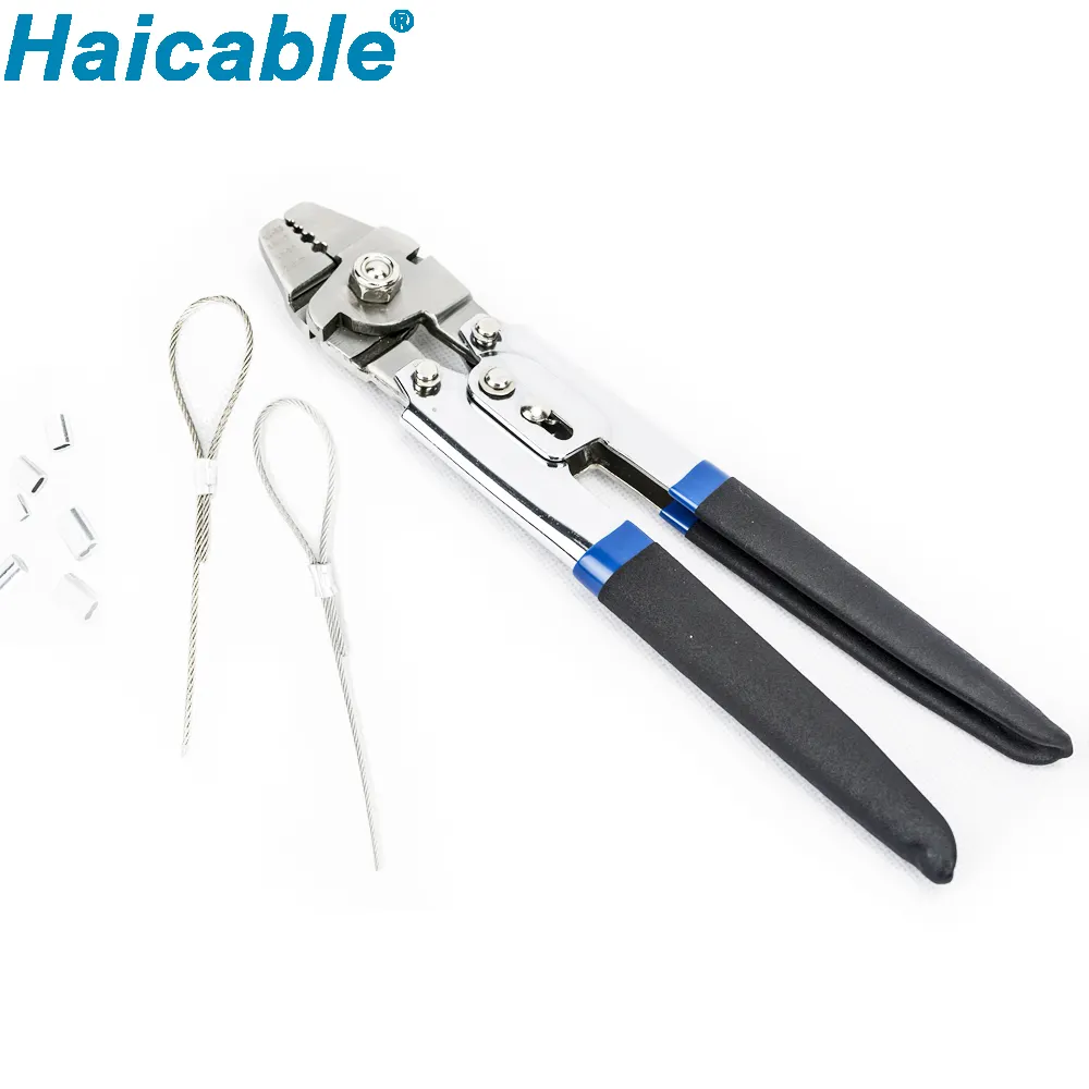 Haicable HL-700B Fishing Crimping Tool Crimps Up To 2.2mm Wire Rope Swaging Ferrules Crimper Tool