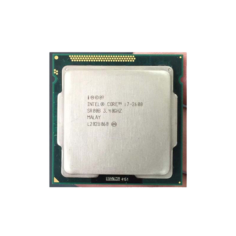 Б/у процессор Core i7 2600 3,4 ГГц четырехъядерный процессор 8 Мб 5GT/s SR00B LGA 1155