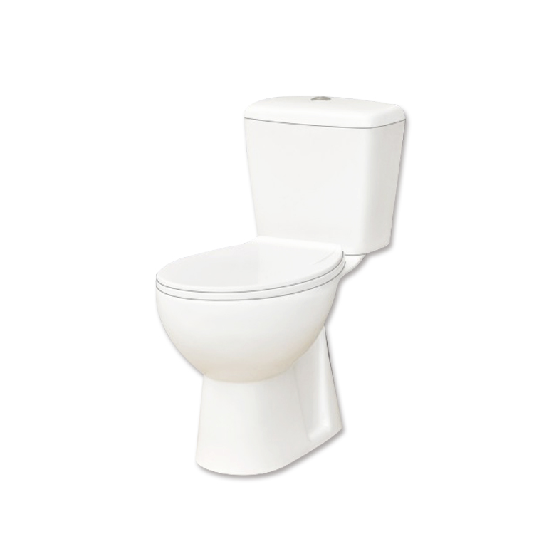 Bathroom two piece ceramic toilet