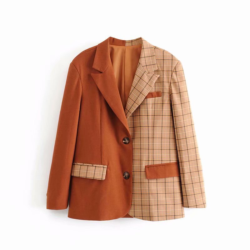 2021 casual suit blazer lady fall tuxedo business female formal coat crop office slim fit top custom wear work for women