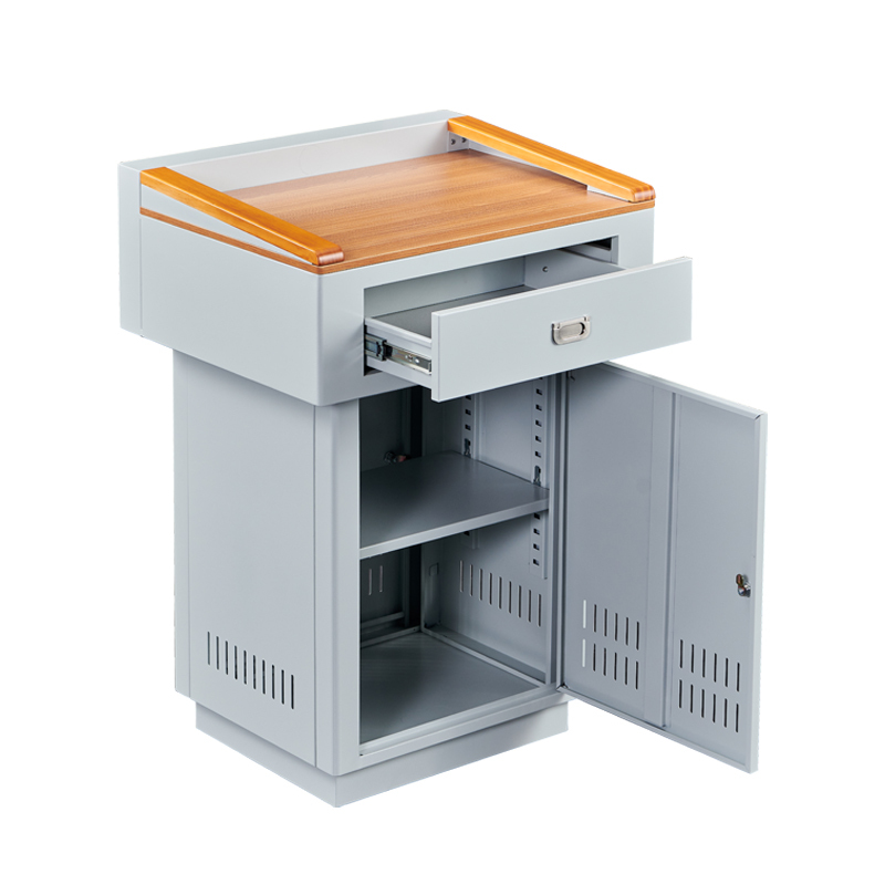 Projection Matching Digital Podium Teacher Multimedia Platform Teaching Educational Equipment Lockable LCD Host