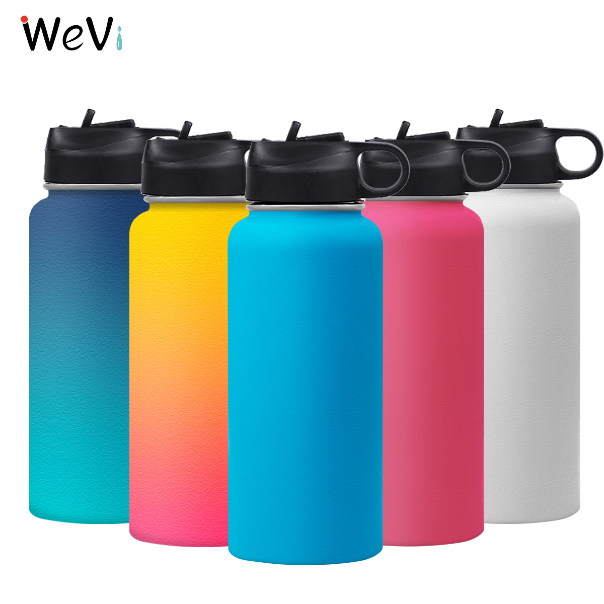 Wevi, оптовая продажа, двойная Изолированная бутылка для воды для спортзала, Спортивная Вакуумная бутылка из нержавеющей стали, собственная фабрика