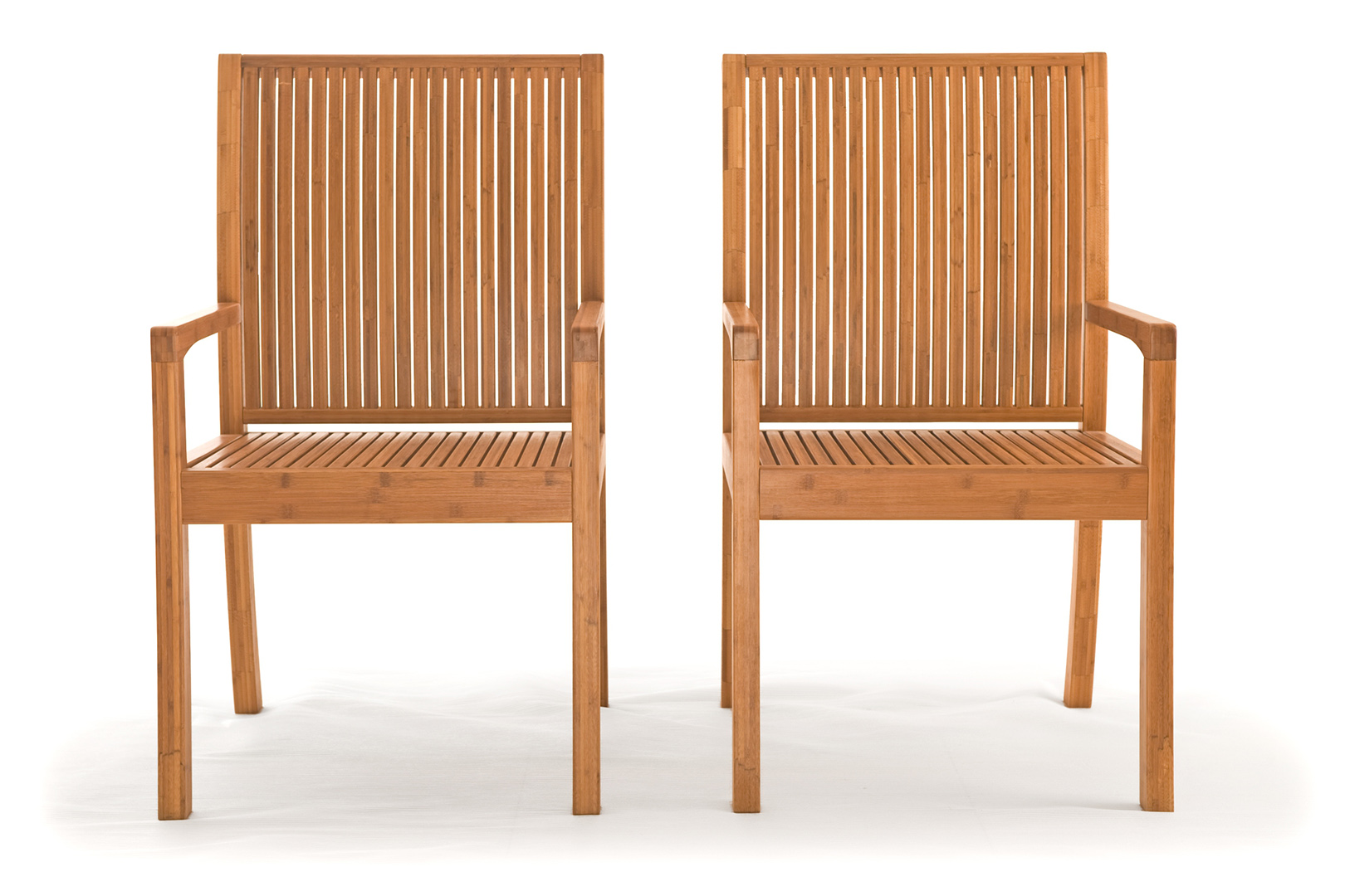 Jurmala modern design outdoor garden furniture set bamboo Highback Armchair