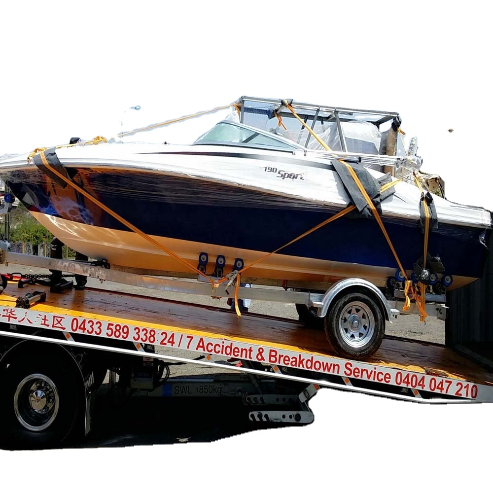 Gather Yacht heavy duty made in china 20ft fiberglass Boat Trailer for sale