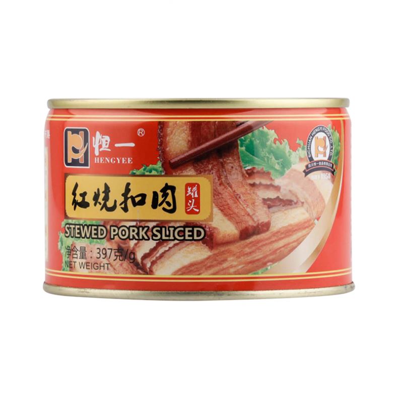 Производители продают консервированное мясо, круглые банки высокого качества 397 г, консервированные Тушеные Свиные нарезки