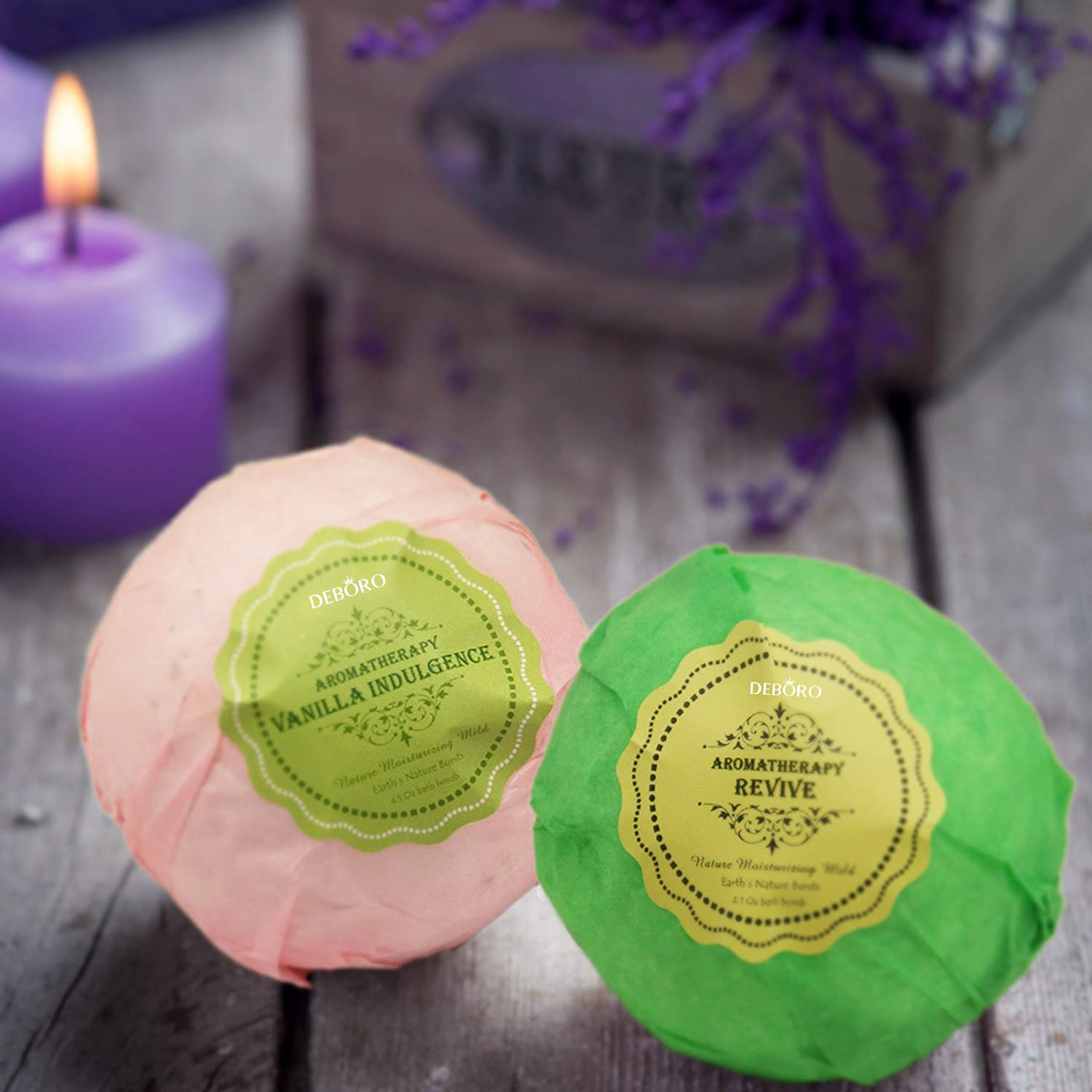 Ультра люкс Подарочный набор для ванны 6 XXL Fizzies с солью Мертвого моря эфирные масла банные бомбы упаковка подарочный набор