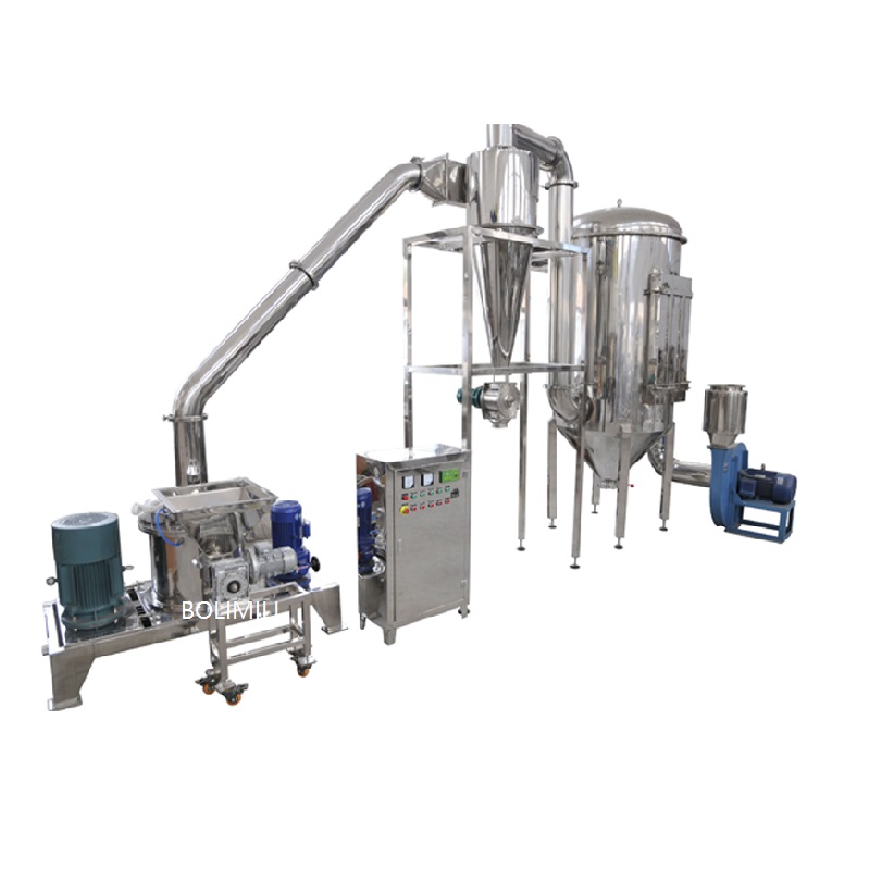 Chemical product Cyclone-separating Pulse dust ginger grinding pulverizer machine